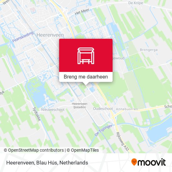 Heerenveen, Blau Hús kaart