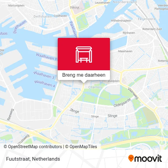 Fuutstraat kaart
