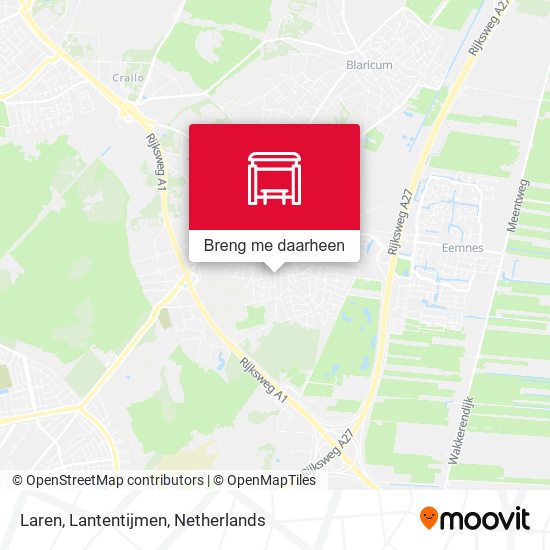 Laren, Lantentijmen kaart