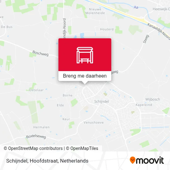 Schijndel, Hoofdstraat kaart