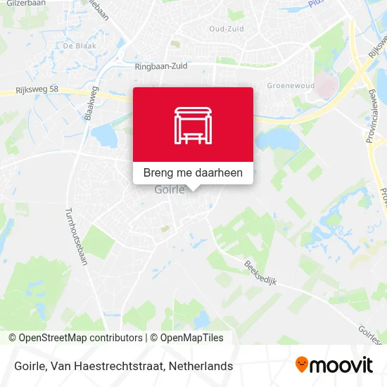 Goirle, Van Haestrechtstraat kaart