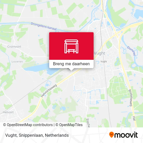 Vught, Snippenlaan kaart