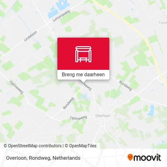 Overloon, Rondweg kaart