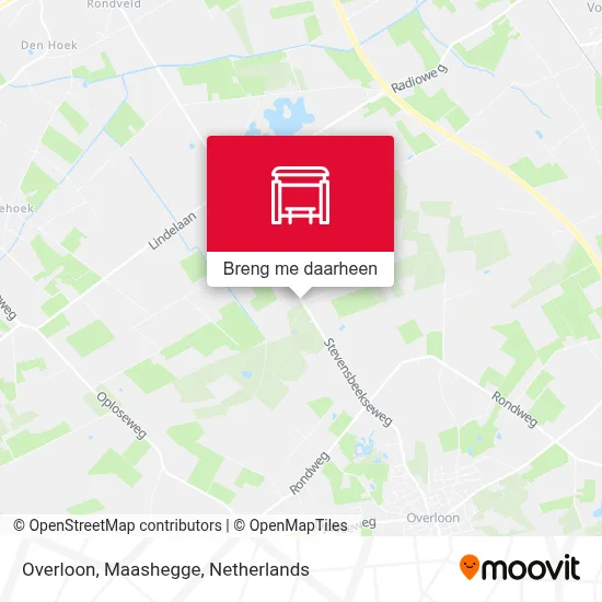 Overloon, Maashegge kaart