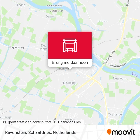 Ravenstein, Schaafdries kaart