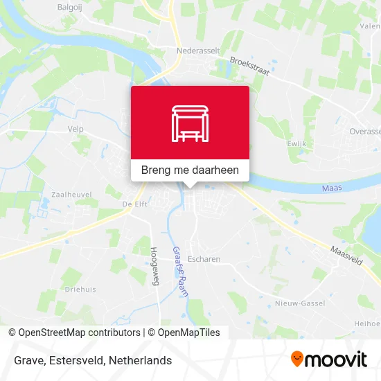 Grave, Estersveld kaart