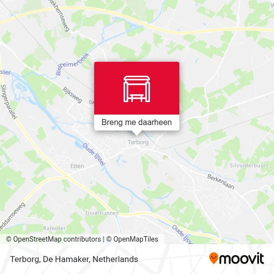 Terborg, De Hamaker kaart