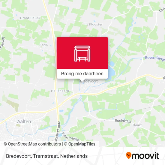 Bredevoort, Tramstraat kaart