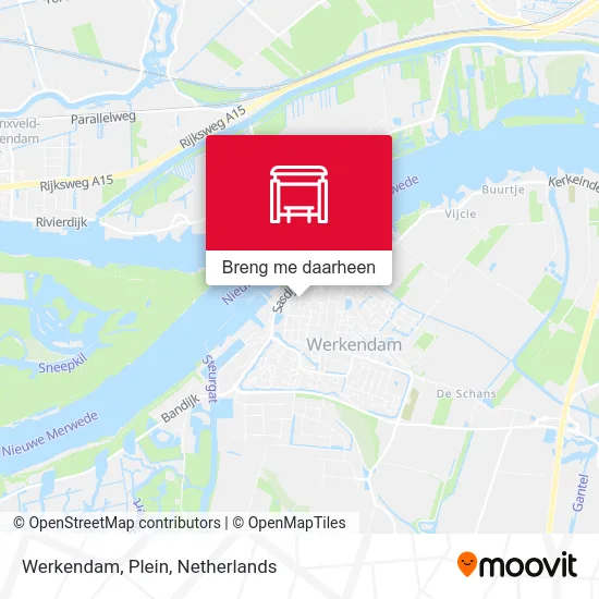 Werkendam, Plein kaart