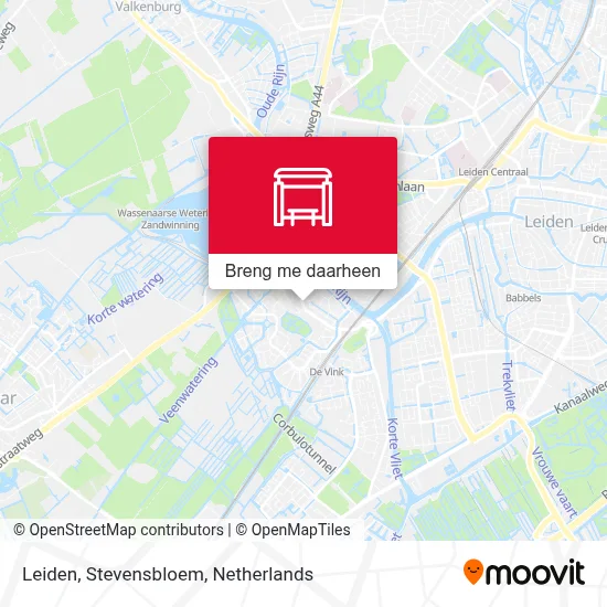 Leiden, Stevensbloem kaart