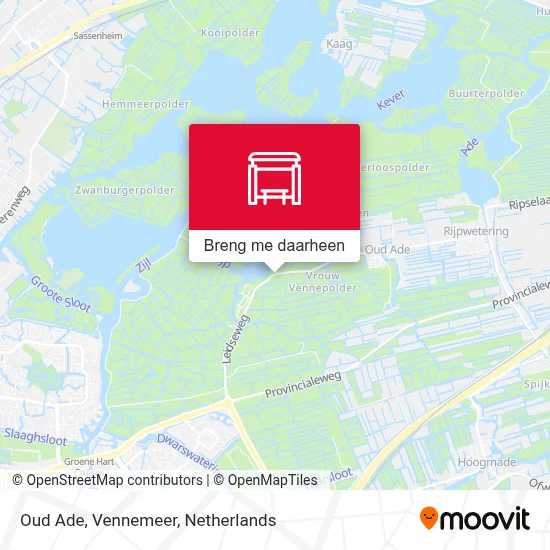 Oud Ade, Vennemeer kaart