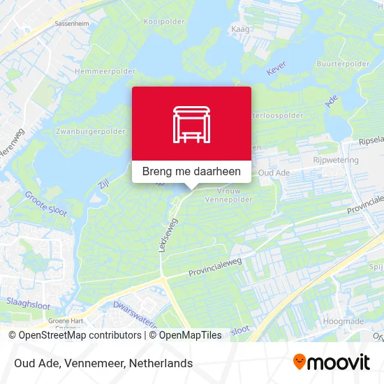 Oud Ade, Vennemeer kaart
