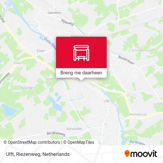 Ulft, Riezenweg kaart