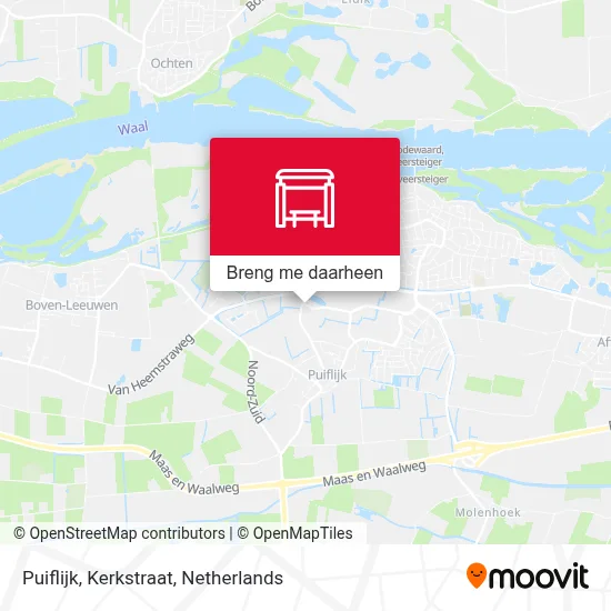 Puiflijk, Kerkstraat kaart