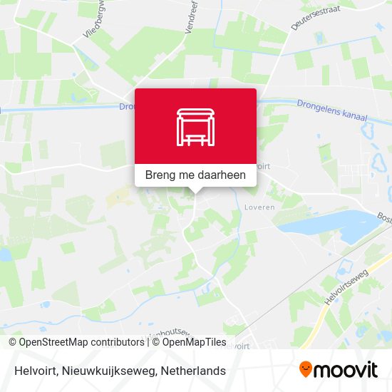 Helvoirt, Nieuwkuijkseweg kaart