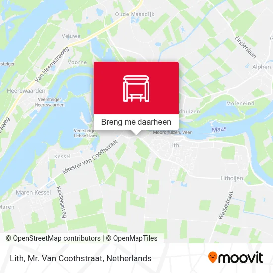 Lith, Mr. Van Coothstraat kaart