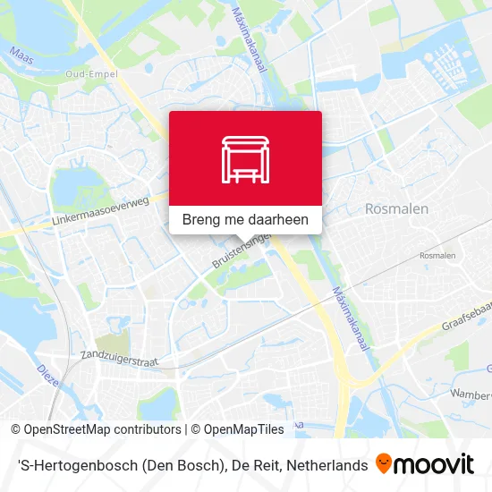 'S-Hertogenbosch (Den Bosch), De Reit kaart