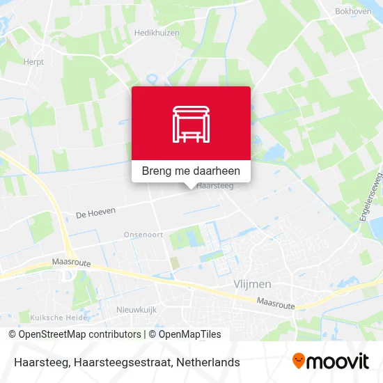 Haarsteeg, Haarsteegsestraat kaart