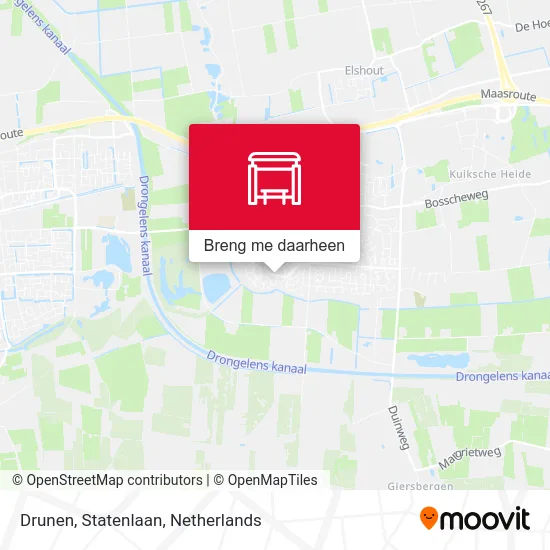 Drunen, Statenlaan kaart