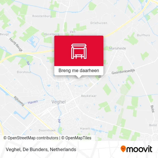 Veghel, De Bunders kaart