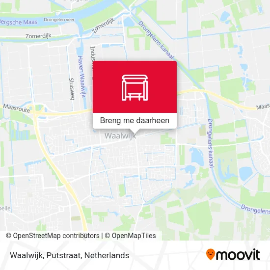 Waalwijk, Putstraat kaart