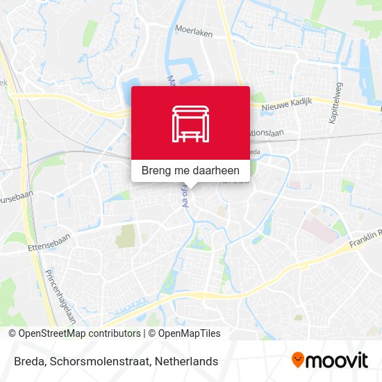 Breda, Schorsmolenstraat kaart