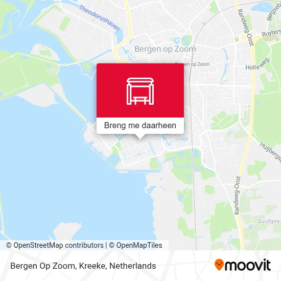 Bergen Op Zoom, Kreeke kaart