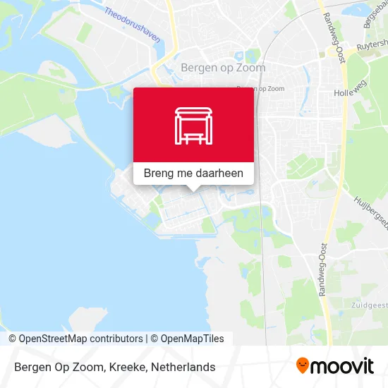 Bergen Op Zoom, Kreeke kaart