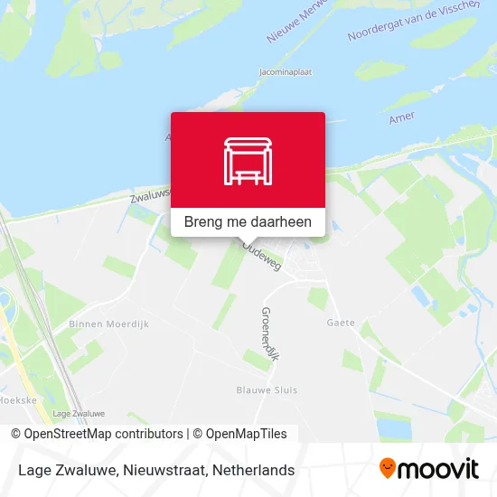 Lage Zwaluwe, Nieuwstraat kaart