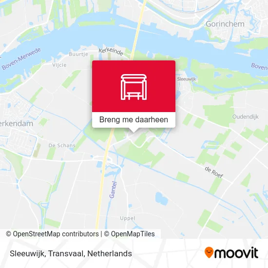 Sleeuwijk, Transvaal kaart