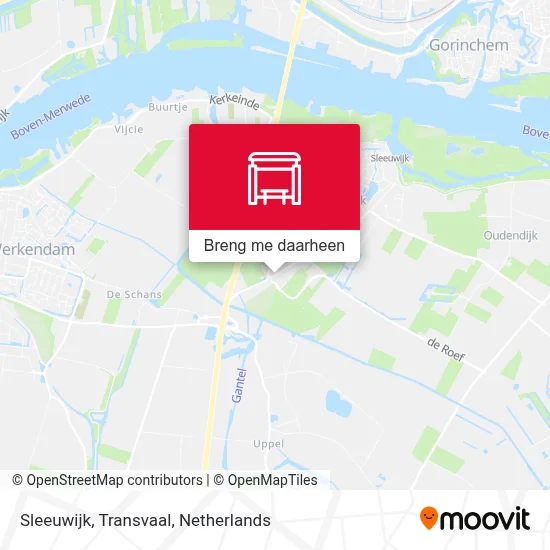 Sleeuwijk, Transvaal kaart