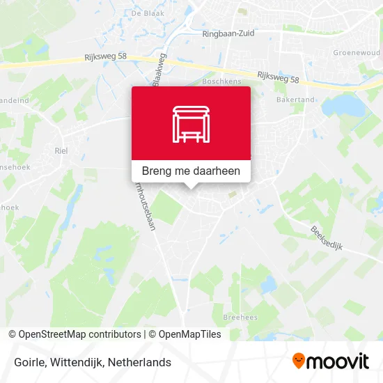 Goirle, Wittendijk kaart