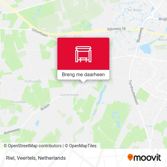 Riel, Veertels kaart