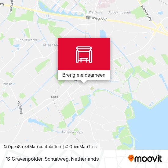 'S-Gravenpolder, Schuitweg kaart