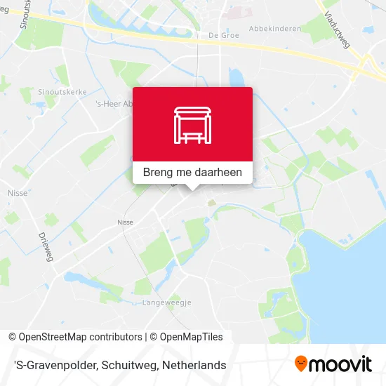 'S-Gravenpolder, Schuitweg kaart