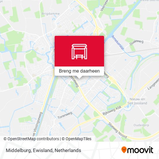 Middelburg, Ewisland kaart