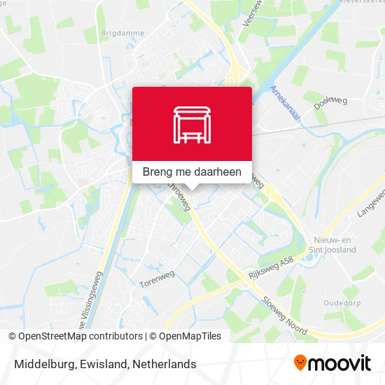 Middelburg, Ewisland kaart