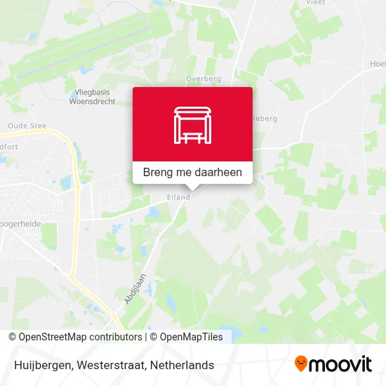 Huijbergen, Westerstraat kaart