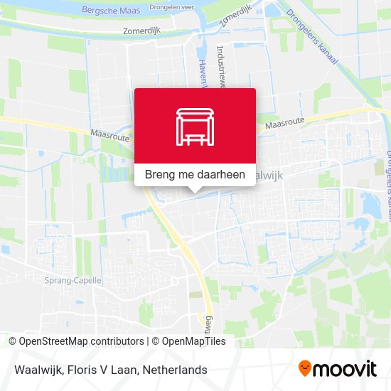 Waalwijk, Floris V Laan kaart