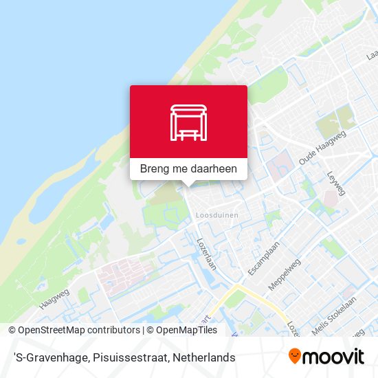 'S-Gravenhage, Pisuissestraat kaart