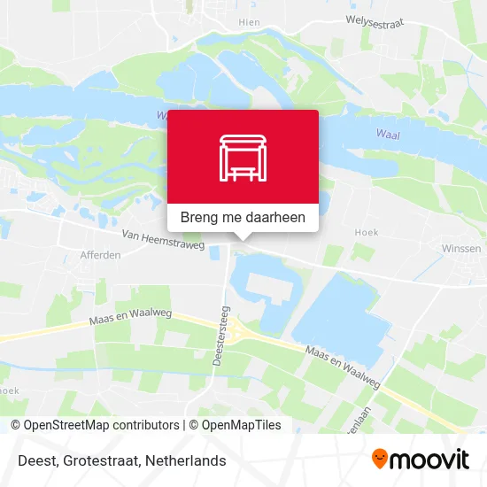 Deest, Grotestraat kaart