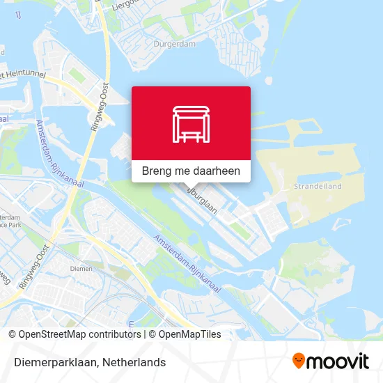 Diemerparklaan kaart