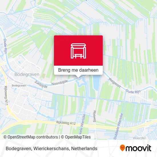 Bodegraven, Wierickerschans kaart