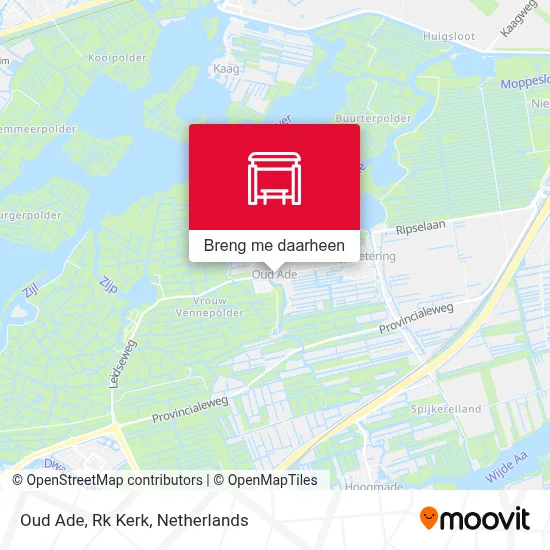 Oud Ade, Rk Kerk kaart