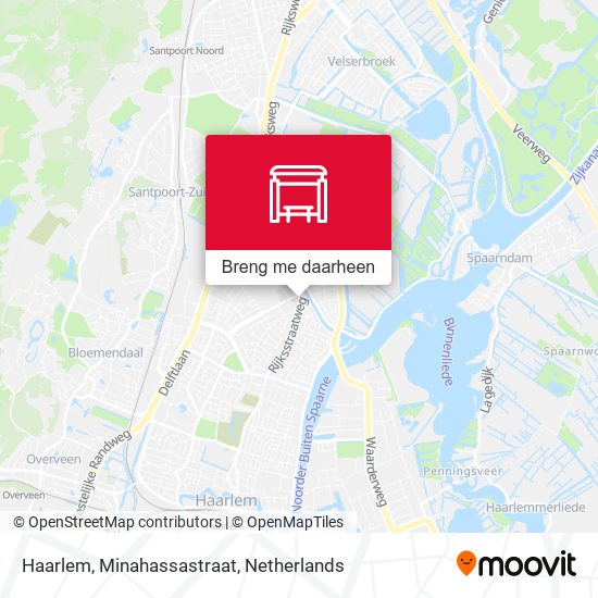 Haarlem, Minahassastraat kaart