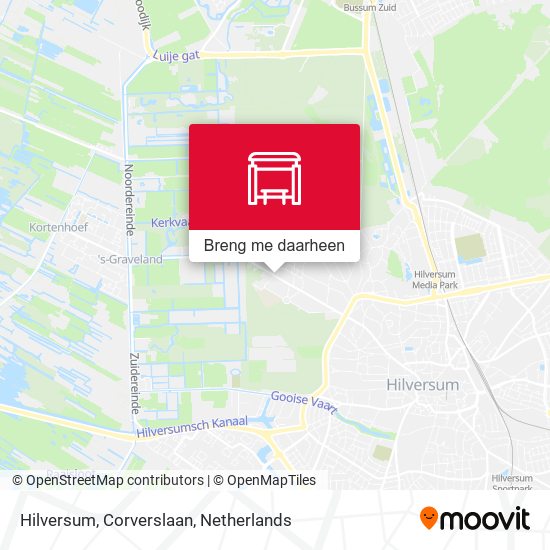 Hilversum, Corverslaan kaart