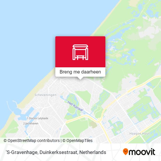 'S-Gravenhage, Duinkerksestraat kaart