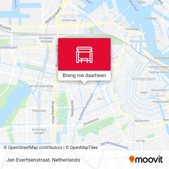 Jan Evertsenstraat kaart