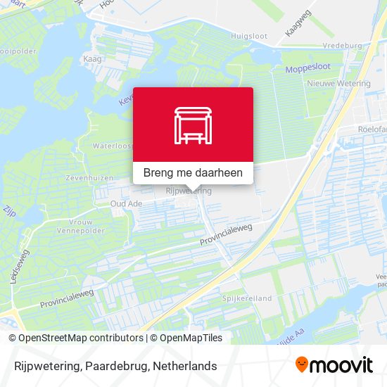 Rijpwetering, Paardebrug kaart