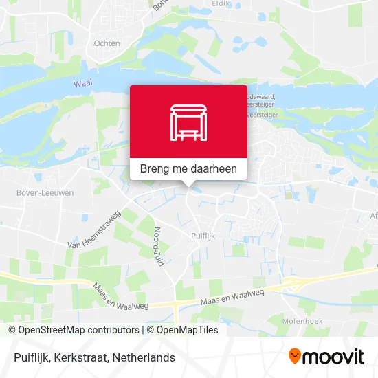 Puiflijk, Kerkstraat kaart